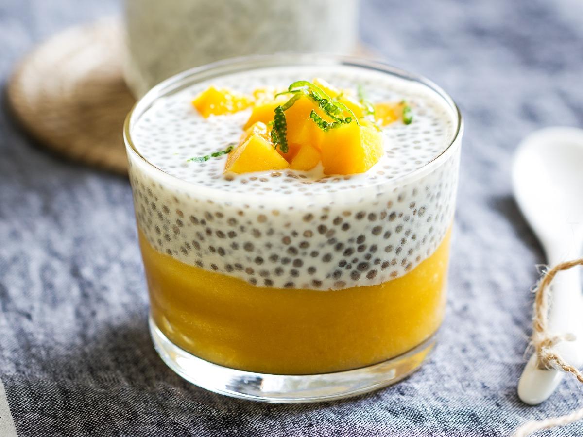pudding hạt chia