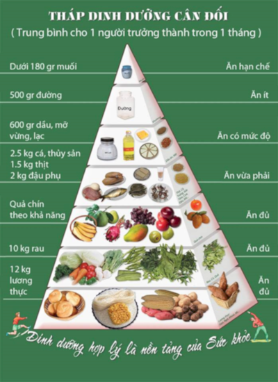 Các bạn đã biết gì về tháp dinh dưỡng?