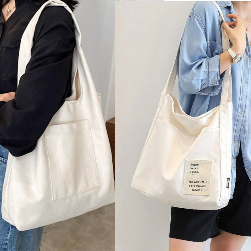 Đặc điểm nổi bật của dòng túi tote đeo vai canvas