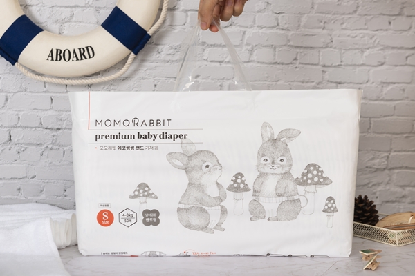 Tã dán Momo Rabbit với hình thỏ bông ngộ nghĩnh
