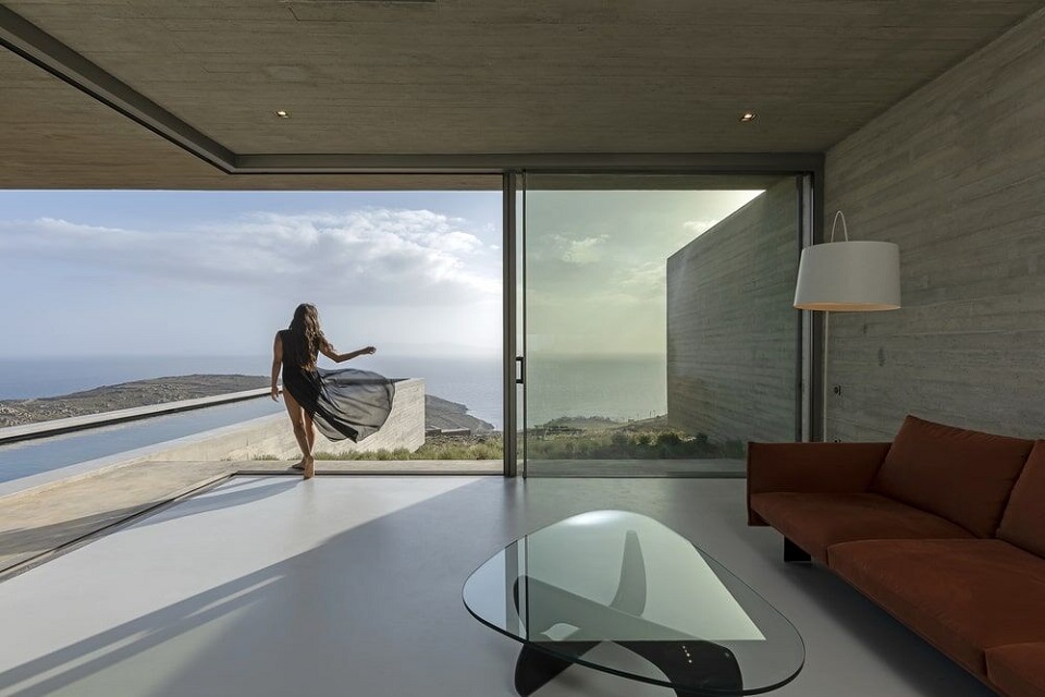 Cửa Panorama mở góc vuông vô cực tràn kính, không đố, không nhôm, không cản tầm nhìn