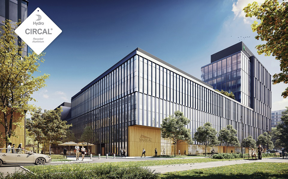 Sản phẩm nhôm kính tái chế hàm lượng carbon thấp thương hiệu Hydro CIRCAL
