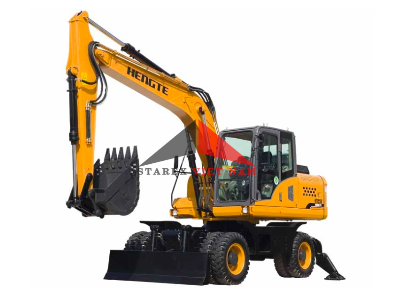 Máy xúc cần dài được sử dụng phổ biến tại những khu vực hiểm trở, phức tạp