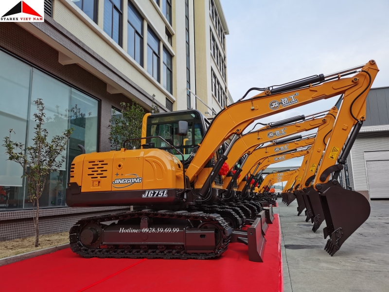 Đôi nét về máy xúc đào bánh xích