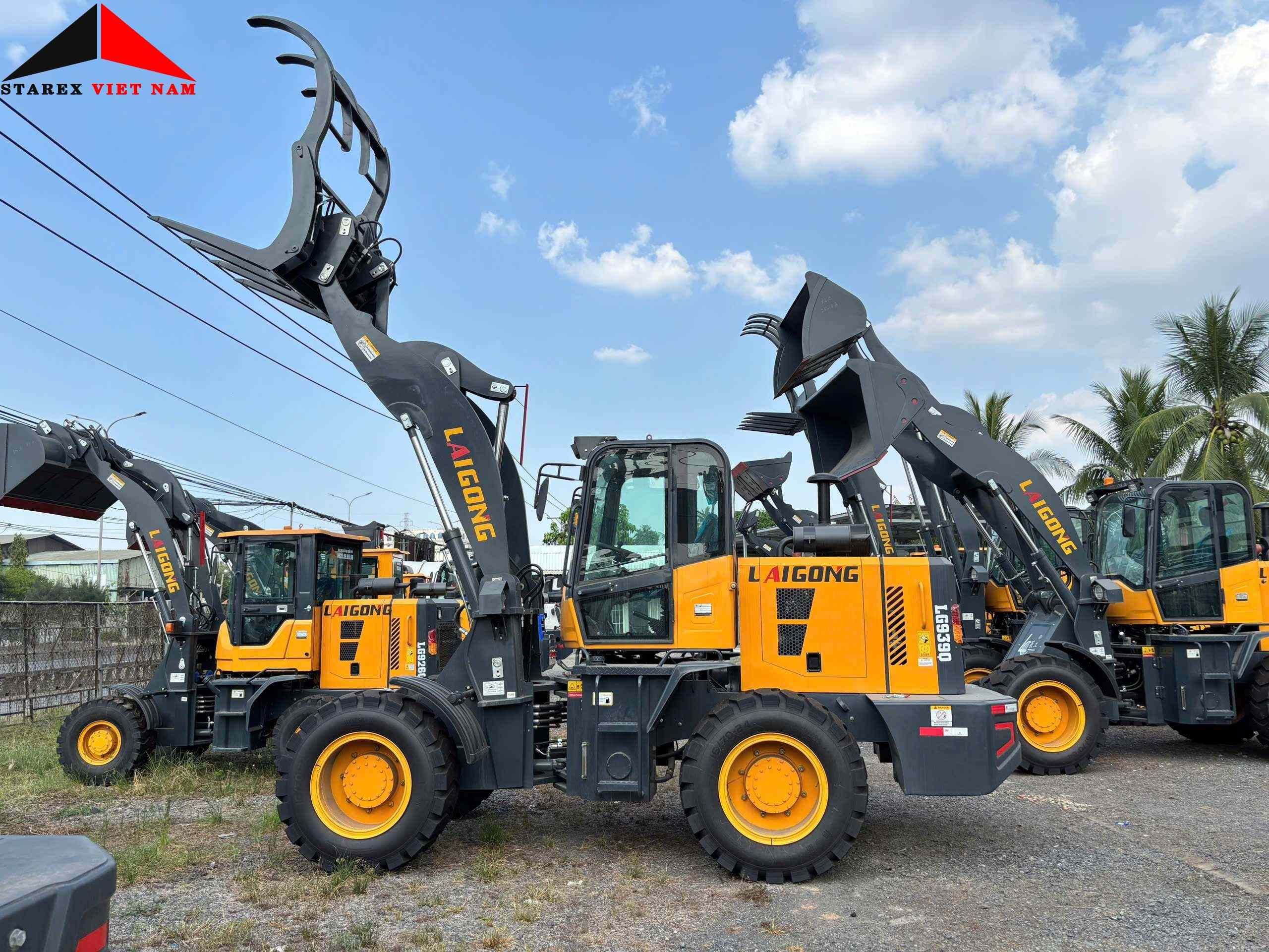 đổi các máy xúc