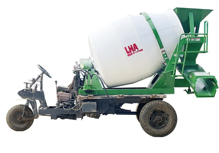 Xe trộn bê tông tự do