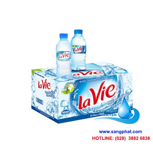 thùng nước khoáng lavie 350ml