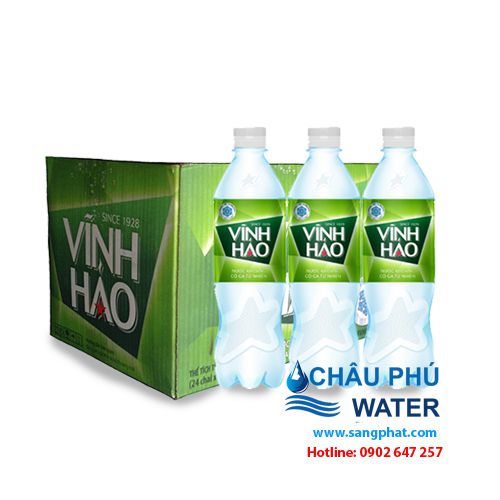 nước khoáng vĩnh hảo có gas 500ml