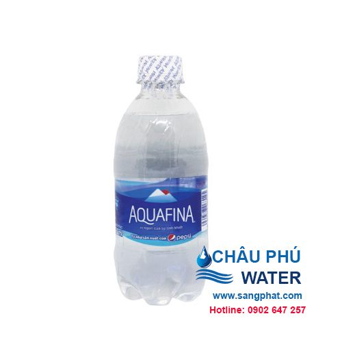 Hình ảnh chai nước tinh khiết aquafina 355ml