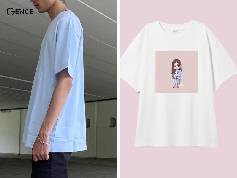 Áo free size nam nữ đều mặc được