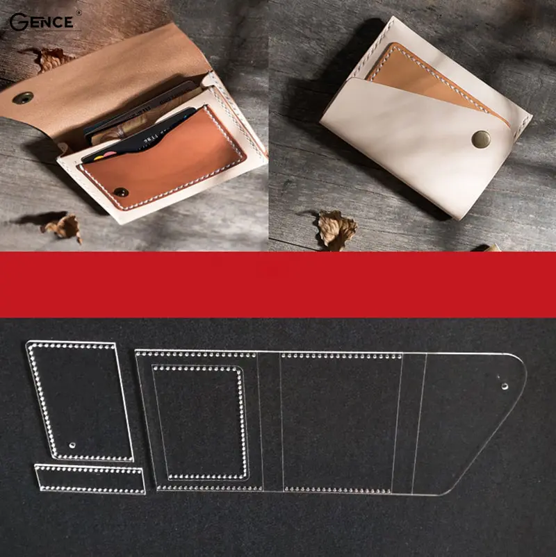 Bản vẽ thiết kế ví da với ví dáng đứng