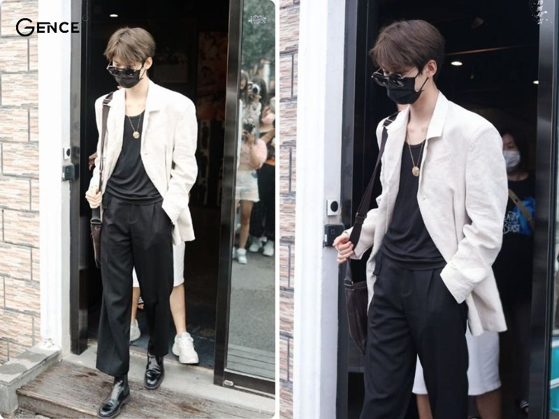 Phong cách Hàn Quốc ấn tượng khi phối cùng cặp da nam