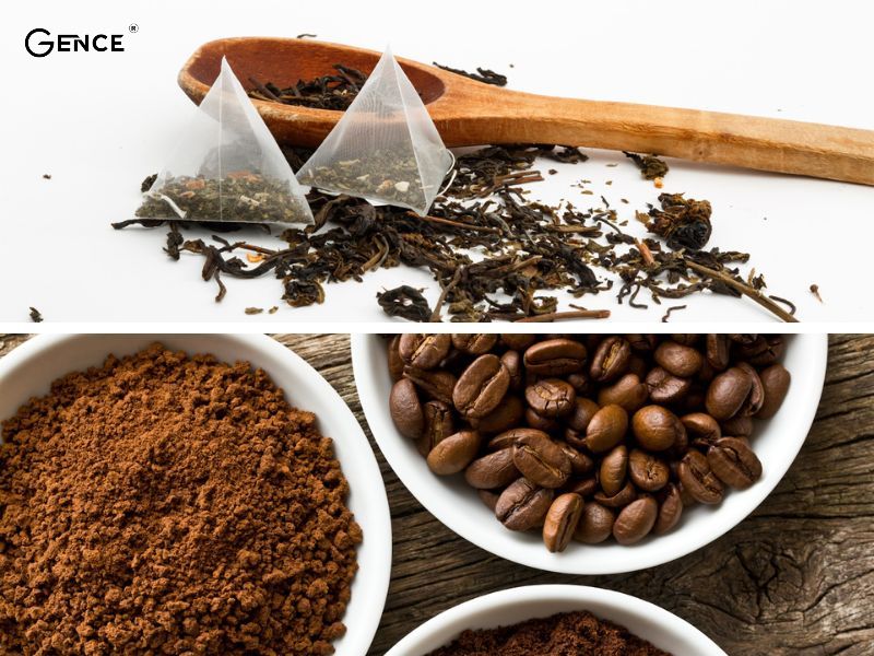 Cà phê và túi trà là cách khử mùi túi da mới bạn nên thử