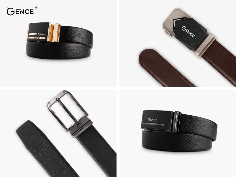 Chất liệu thắt lưng làm từ da bò được ưa chuộng