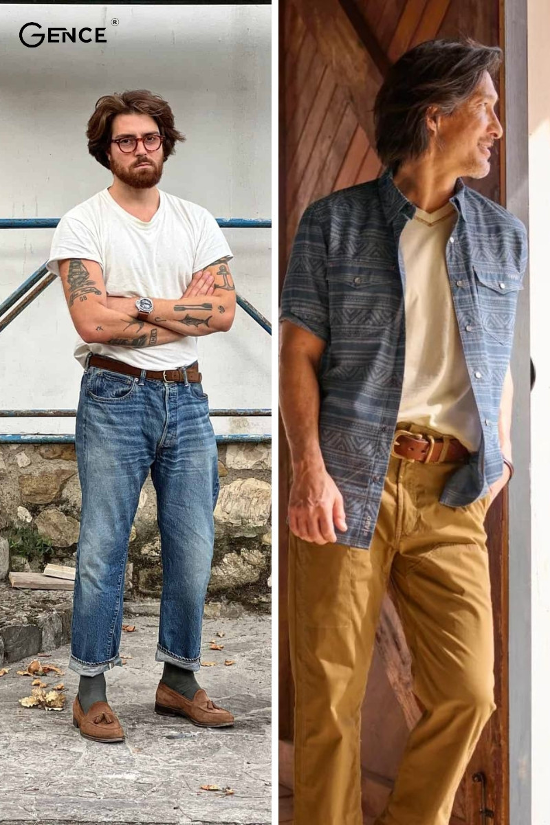 Trang phục hàng ngày mix cùng thắt lưng đi làm, đi chơi