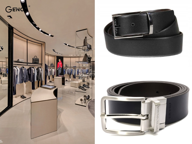 Các hãng thắt lưng nam nổi tiếng trong đó có Armani