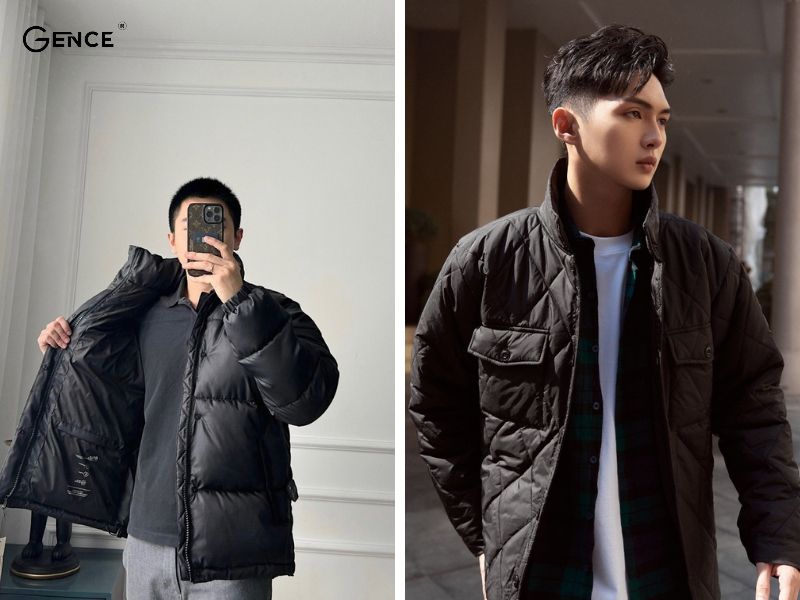 Áo phao nam không chỉ giữ ấm mà còn tạo ấn tượng