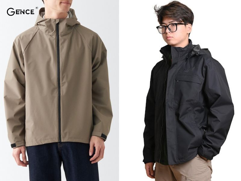 Áo khoác chống nước phù hợp với thời tiết mưa gió