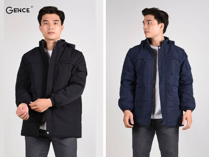 Áo khoác trần bông phù hợp với thời tiết lạnh giá