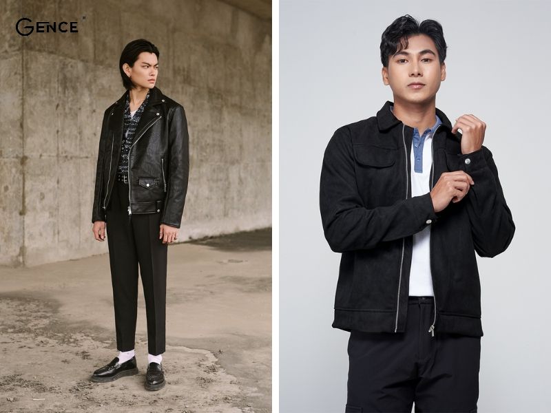 Phá cách và cá tính với áo khoác da nam