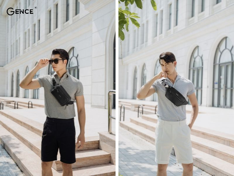 Thời trang cá tính với cách đeo túi chéo trước ngực