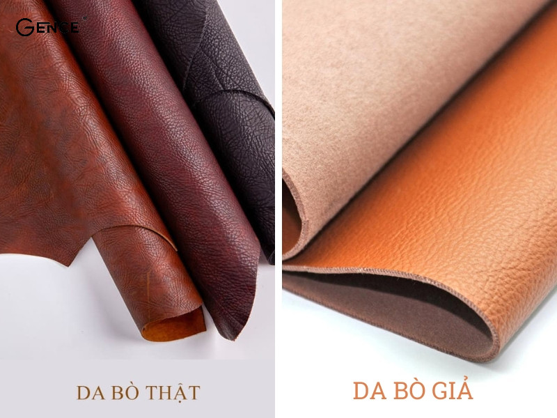 Sờ lên bề mặt ví da bò cảm nhận