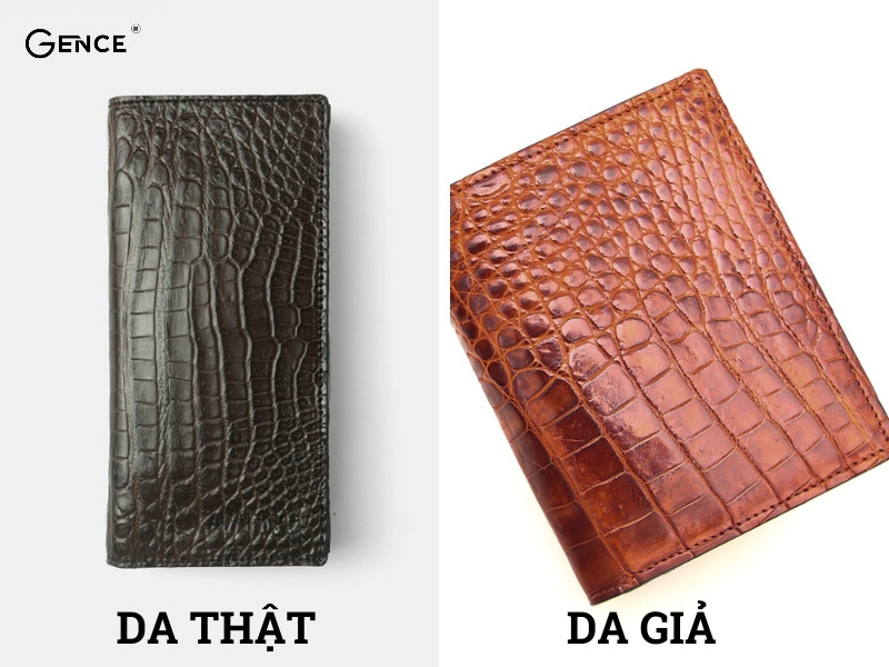 Cảm nhận bề mặt da cá sấu