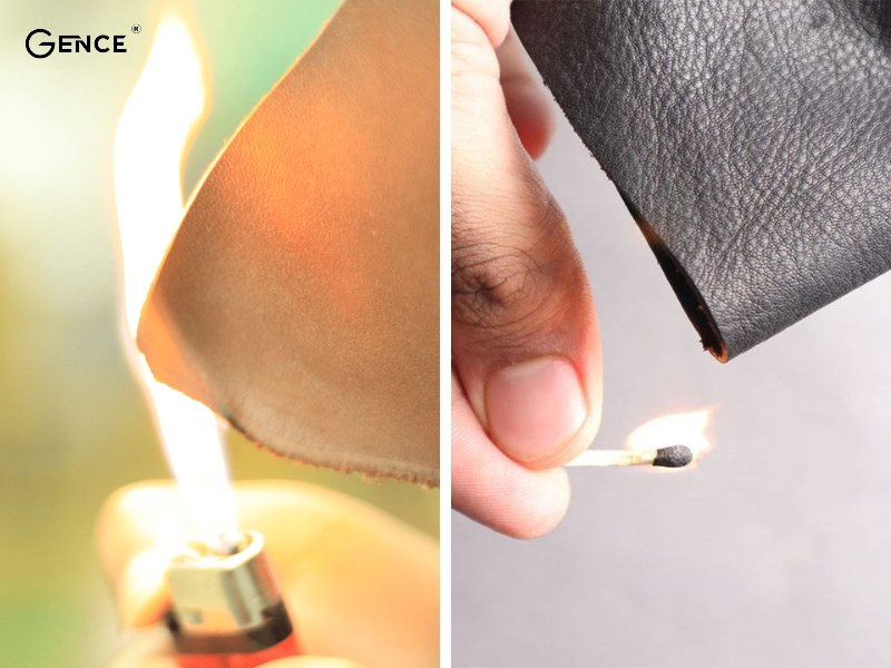 Dùng lửa hoặc đốt bề mặt da để phân biệt