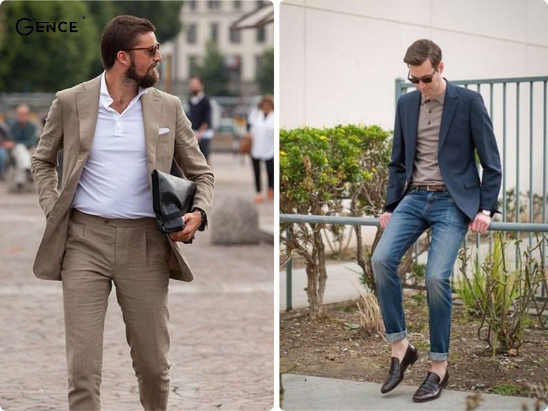 Áo polo phối vest nam vừa trẻ trung, vừa chững chạc