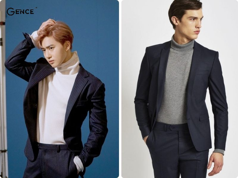 Style Hàn Quốc ấm áp với áo vest và áo thun cổ lọ