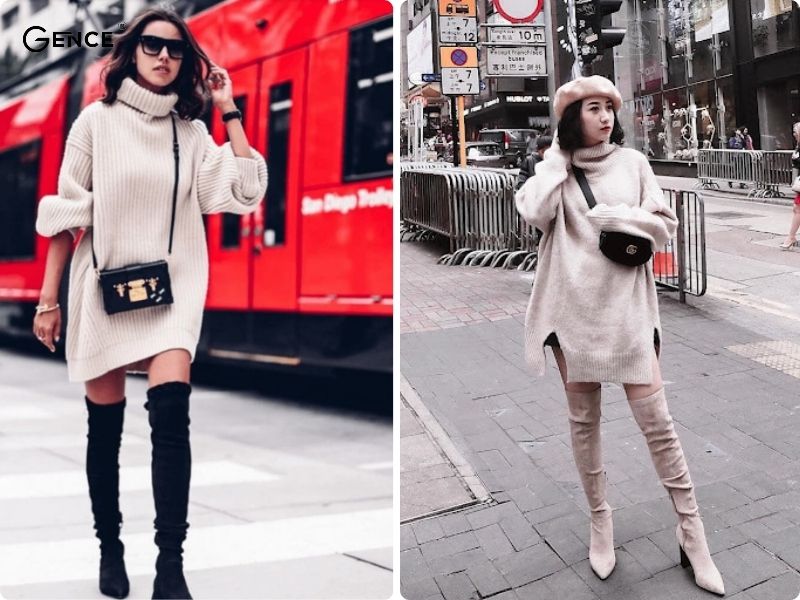 Thời trang mùa dông sành điệu và ấm áp