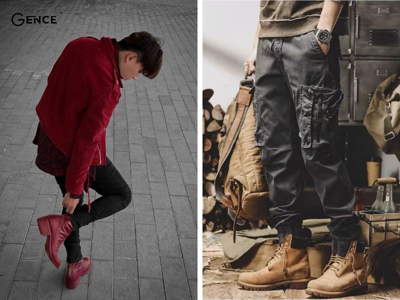 Cách phối đồ với giày cao cổ nam cùng quần jogger