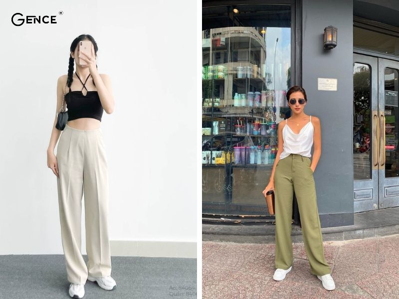 Quần ống rộng là item không thể bỏ qua của phái đẹp