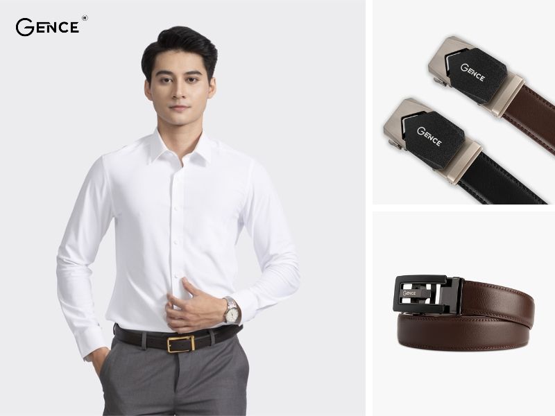 Sử dụng thắt lưng Gence giúp bạn lịch lãm, phong độ hơn