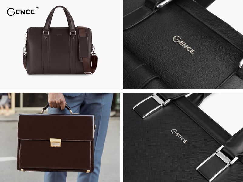 Cặp da công sở được gia công tỉ mỉ từ da bò