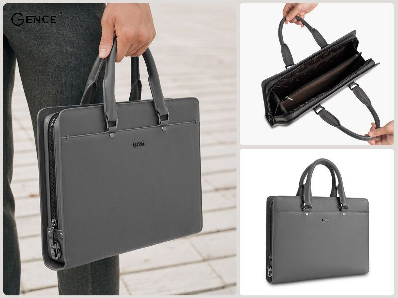 CGL10 màu xám da bò vân Taiga khóa số