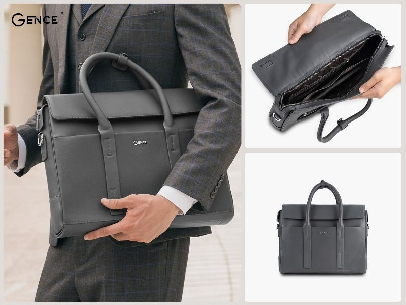 CDX13 màu ghi da bò Taiga khóa kéo chắc chắn