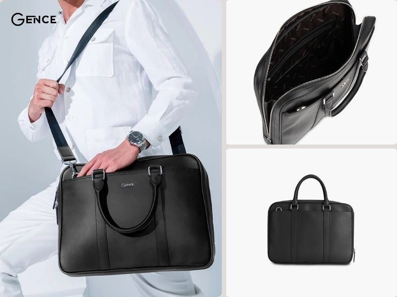 GCE16 màu xanh da bò Swift phối cùng quần âu và áo sơ mi