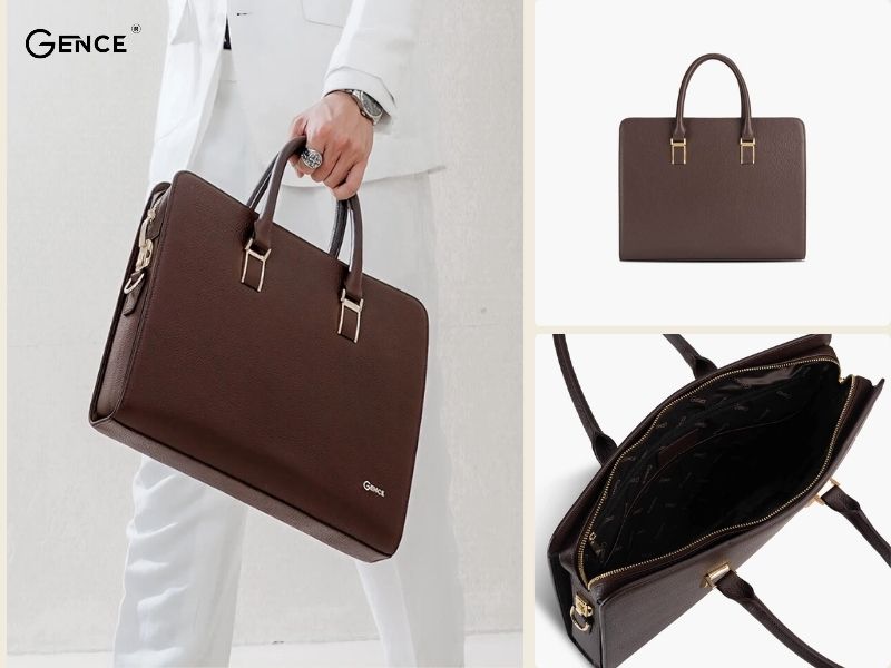 CTS18 khóa số màu nâu da Mill