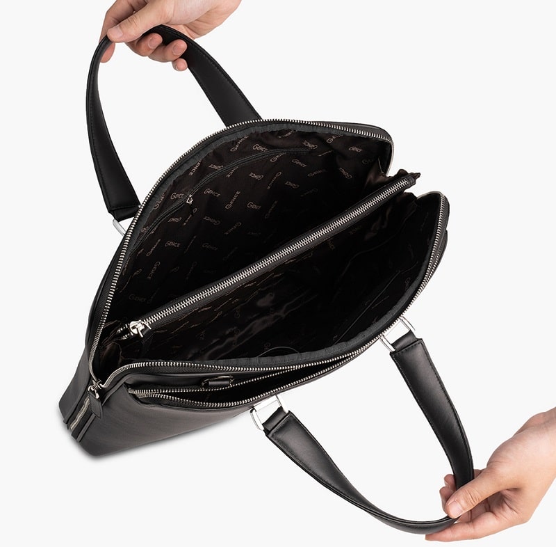 Cặp laptop Gence GCE24 thiết kế tinh tế, gia công tỉ mỉ từng chi tiết