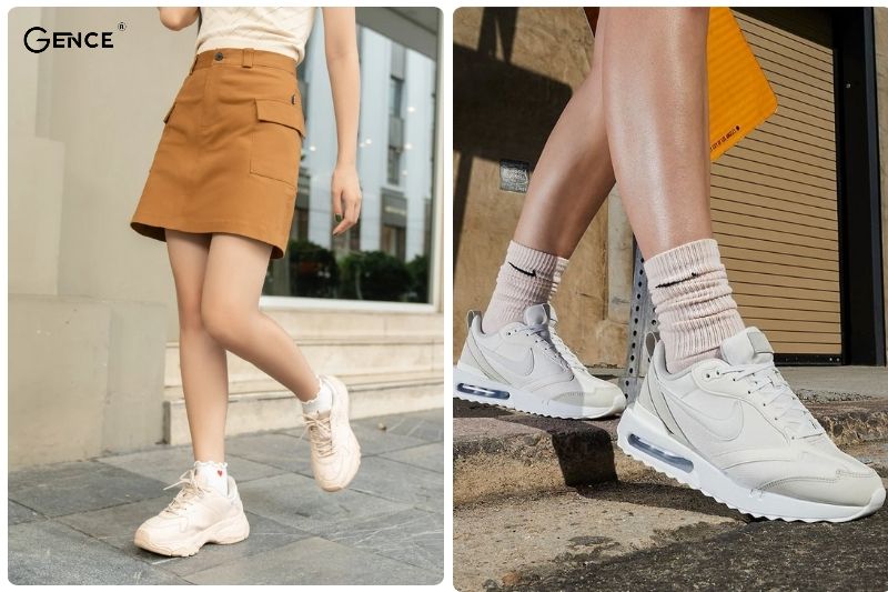 Chọn màu tất phù hợp với màu giày và trang phục
