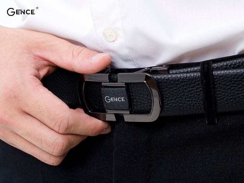 Thắt lưng da bò thật được sử dụng phổ biến ở quần tây