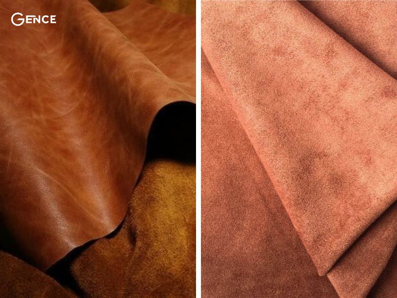 Có nhiều loại da thuộc như da bê, da bò, da cá sấu,...