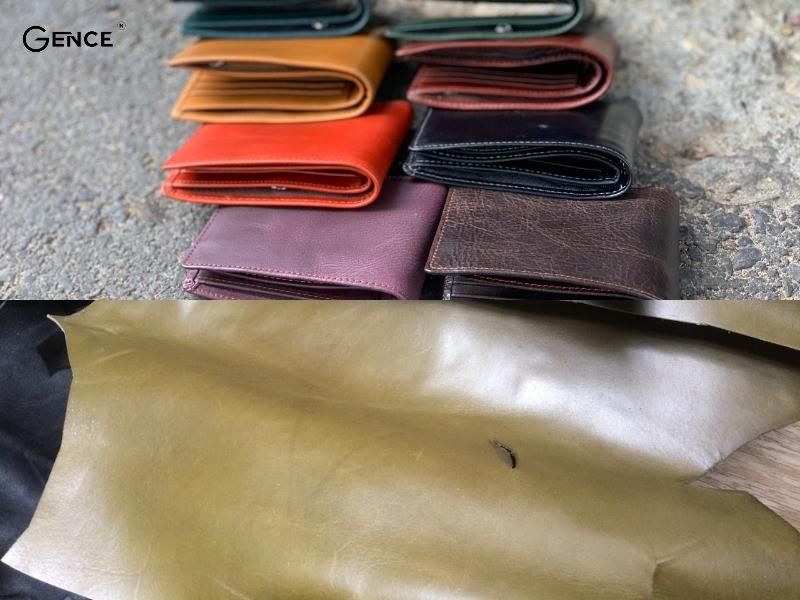 Da pullup thật khi bị dính nước có màu đậm hơn