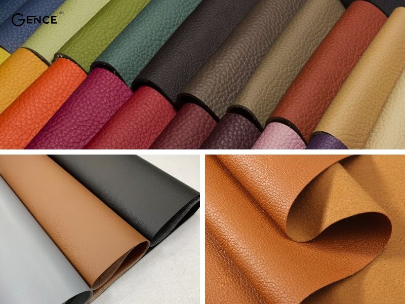 Da Simili được thêu dệt kim bằng sợi chất liệu polyester