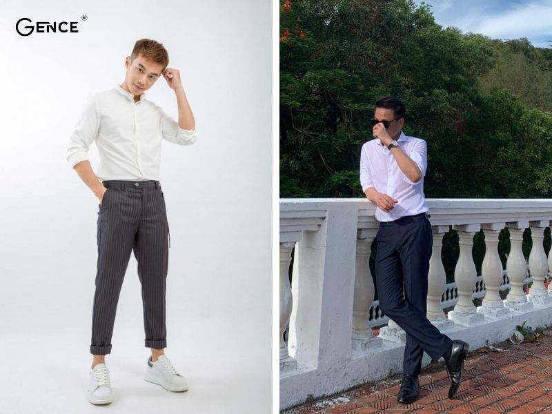 Áo sơ mi, quần âu trẻ trung và trưởng thành