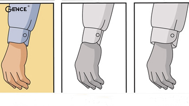 Độ dài tay áo sơ mi đến cổ tay là lý tưởng