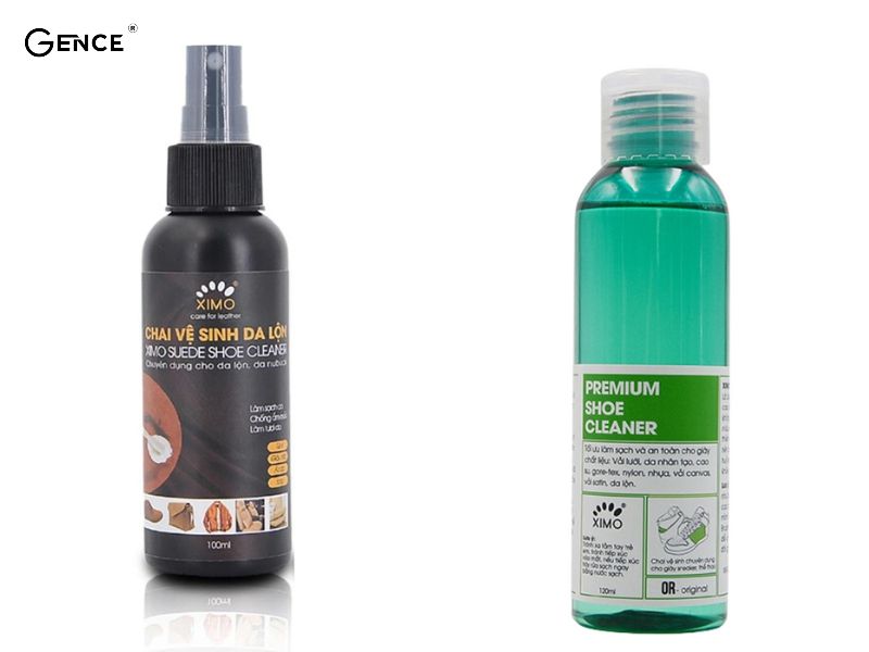 Dùng dung dịch chuyên dụng cho giày da lộn