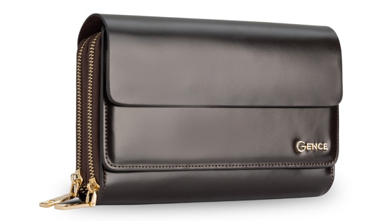 Đường nét tinh xảo, tỉ mỉ tạo nên túi da cầm tay nam HT01 đẳng cấp