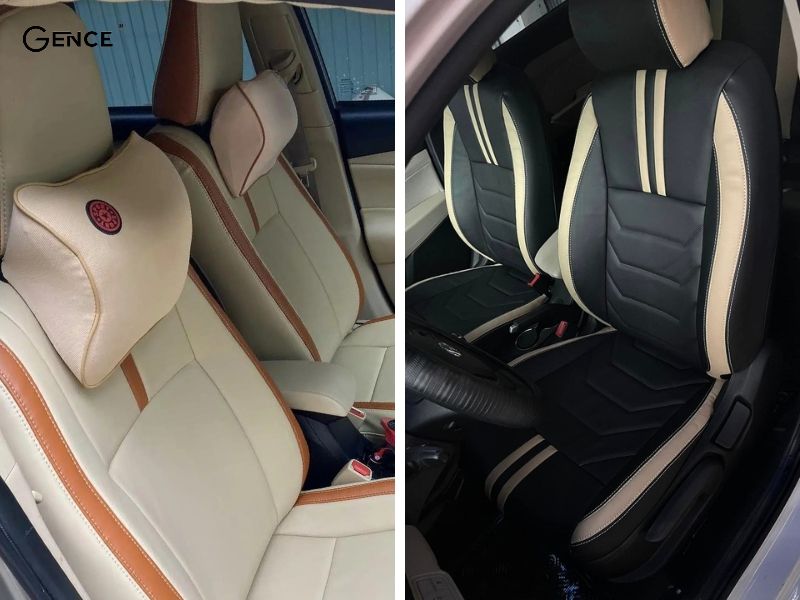 Ghế ô tô bọc da Simili là rất phổ biến